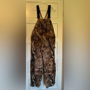 Carhartt camo overalls size 36x30